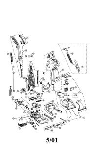 Part Location Diagram of 2770110600 Dirt Devil Bag